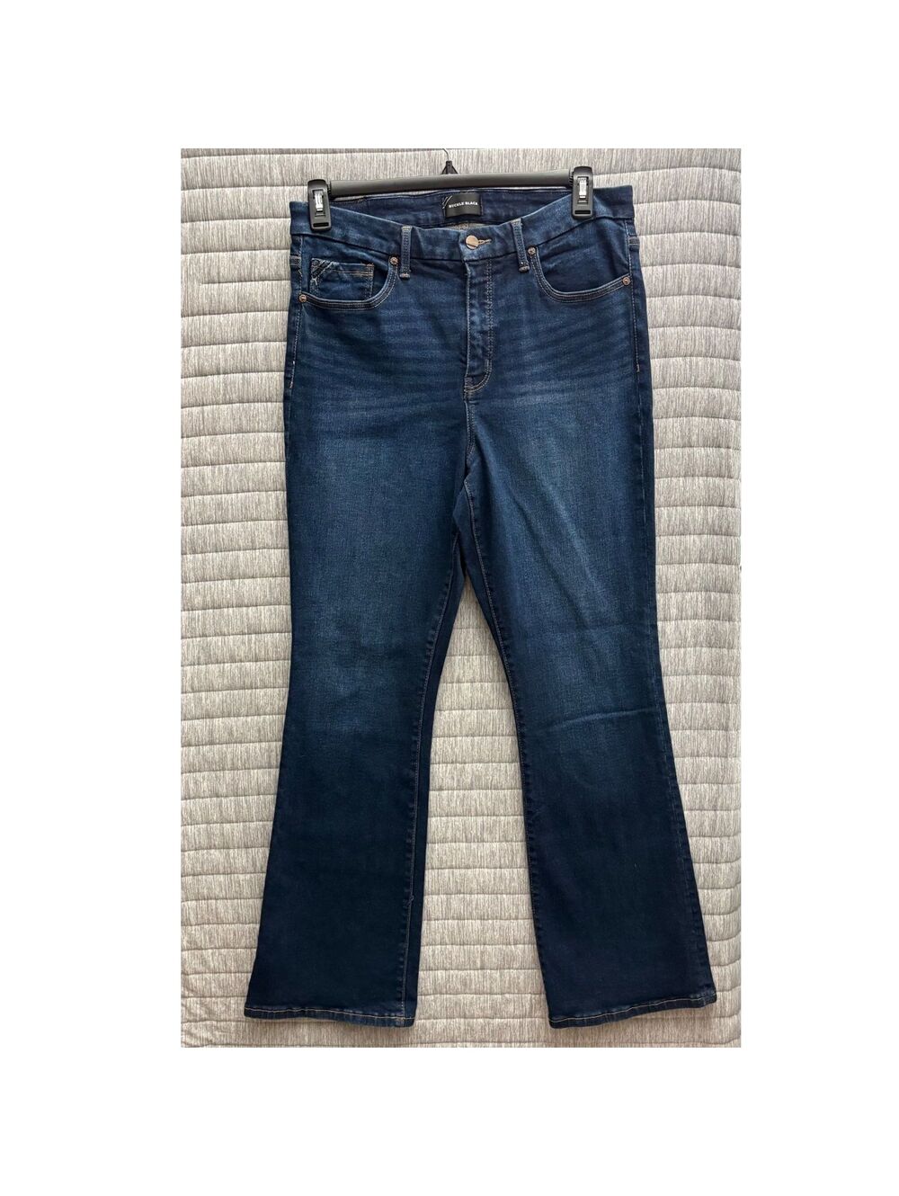 Buckle Black Dark Wash Bootcut Jeans Women's 32x32 Fit No. 75 Preppy Stretch